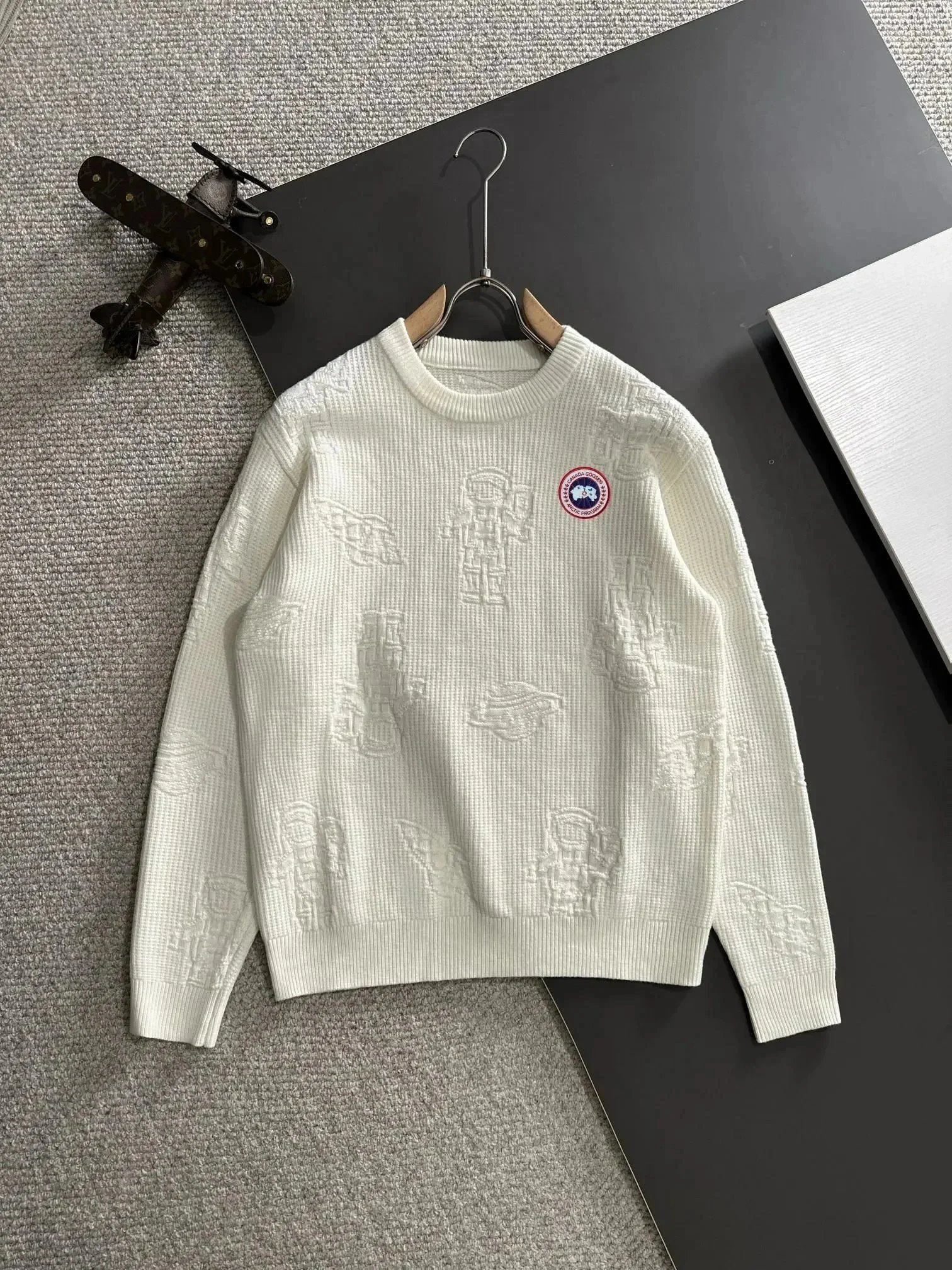 Canada Goose Knitwear Crewneck Astronaut Jacquard Sweater image 4