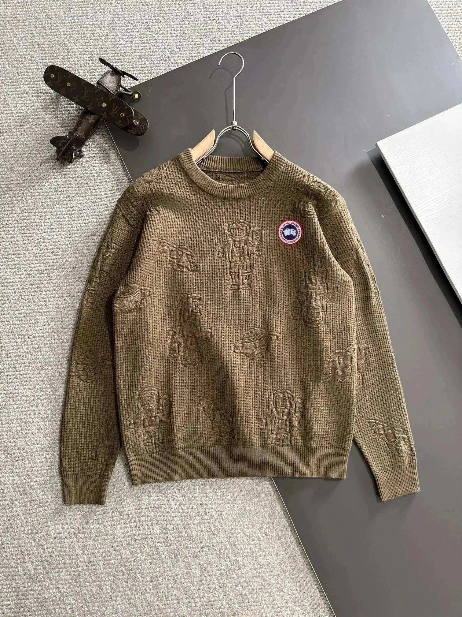 Canada Goose Knitwear Crewneck Astronaut Jacquard Sweater — 1