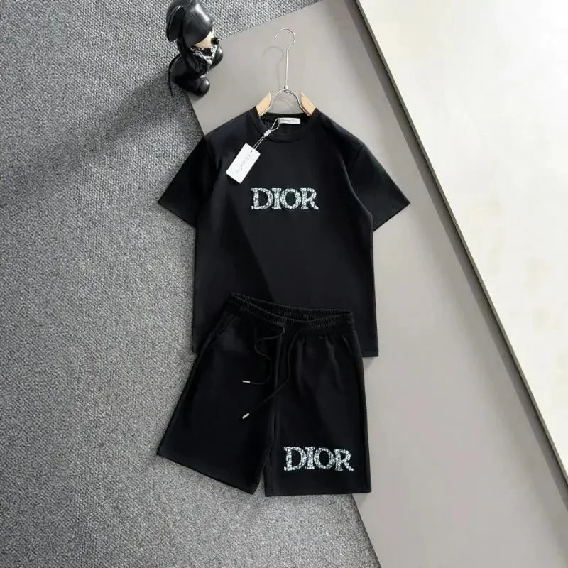 Balenciaga Matching Sets Short-Sleeve T-Shirt and Shorts Set image 3