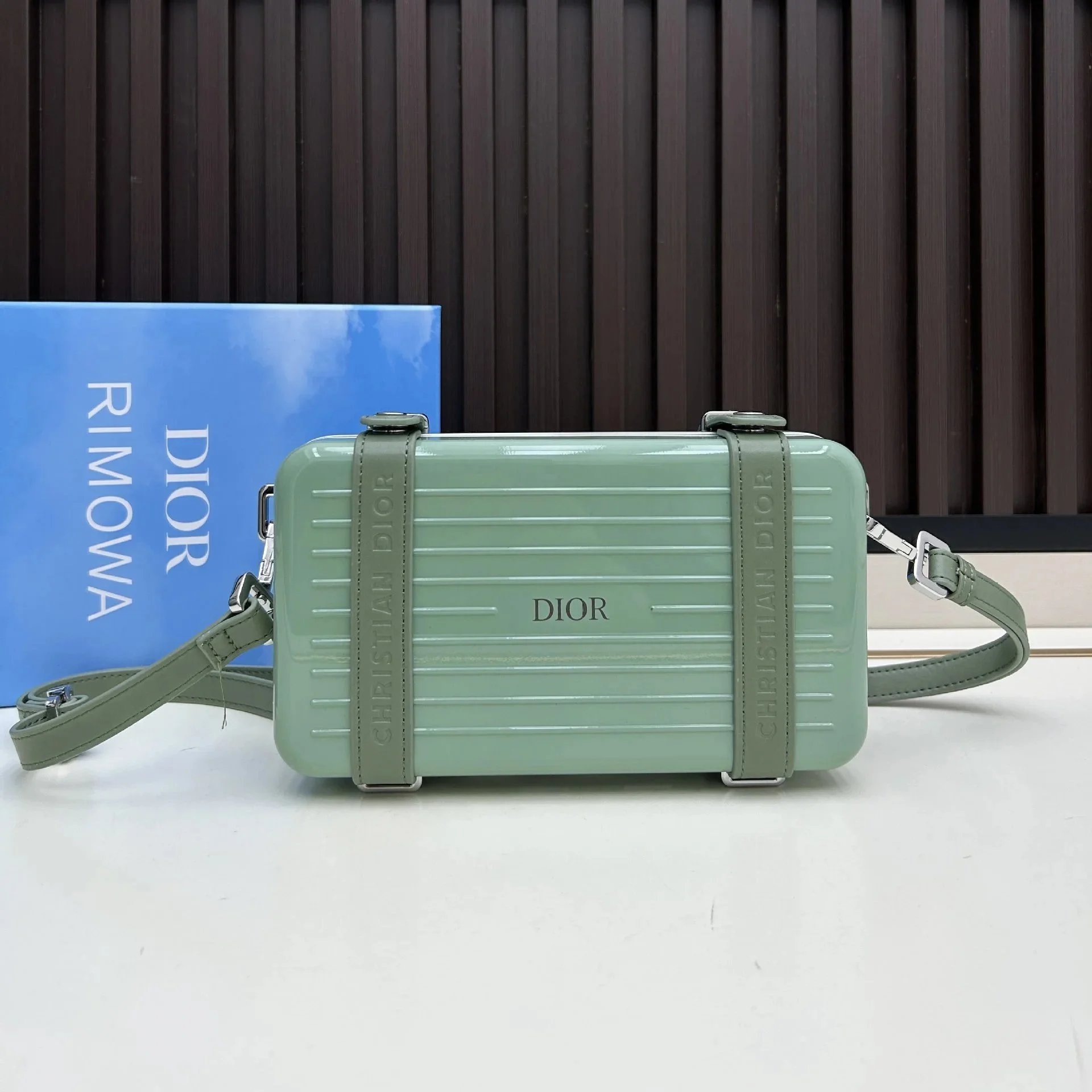Dior Crossbody Bags Ribbed suitcase-style bag — RIM x DIOR Collaboration 06