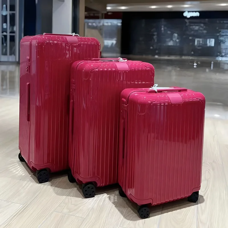Dior Crossbody Bags Ribbed suitcase-style bag — RIM Raspberry Red