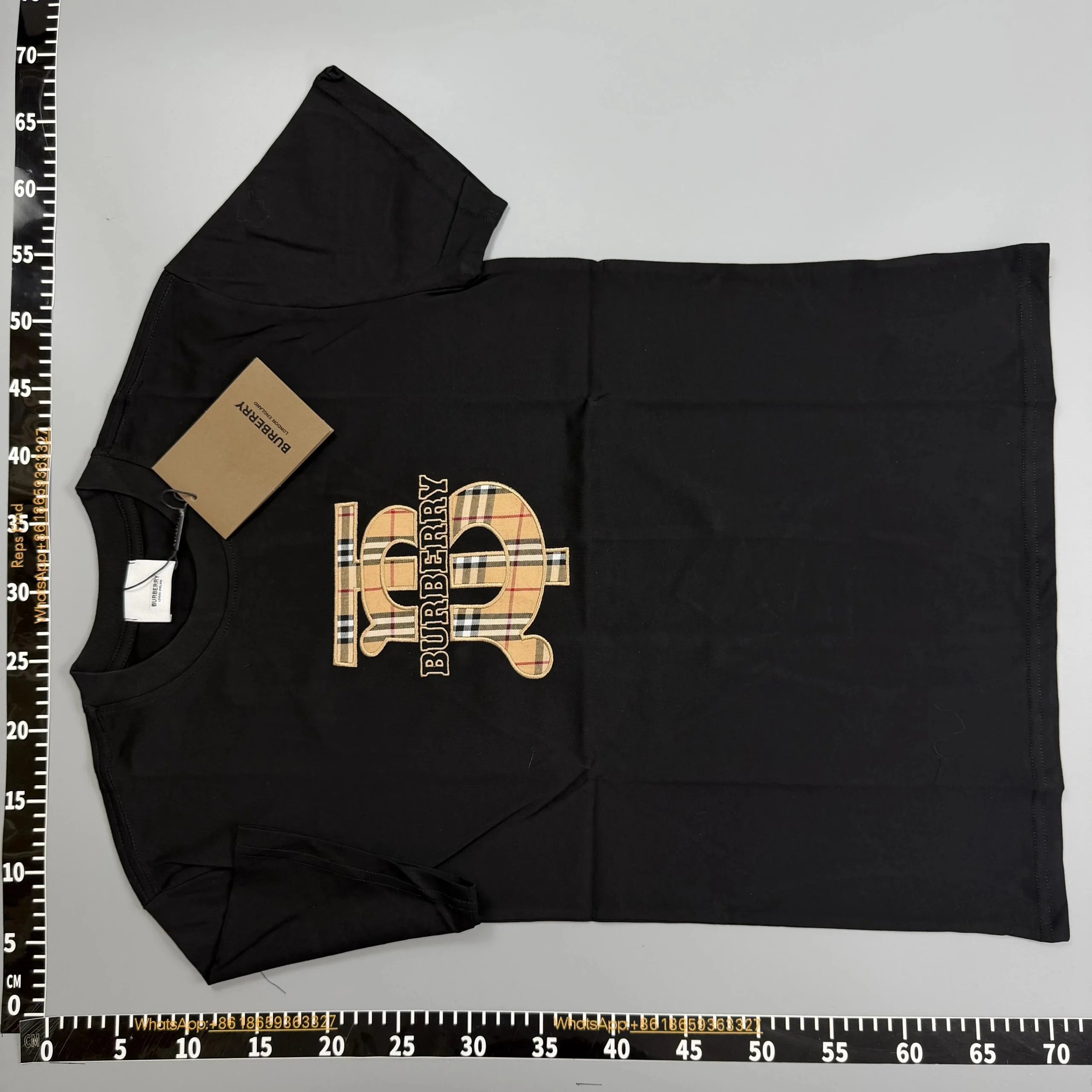 Burberry T-Shirts Short-Sleeve Logo Graphic — 3