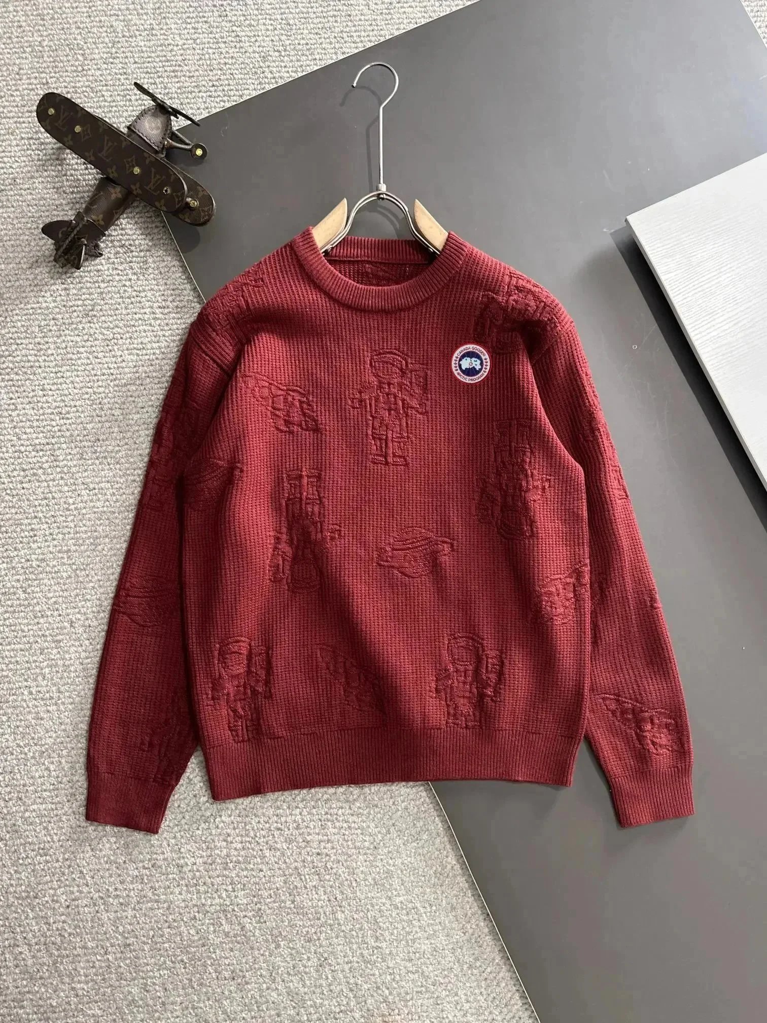 Canada Goose Knitwear Crewneck Astronaut Jacquard Sweater — 5