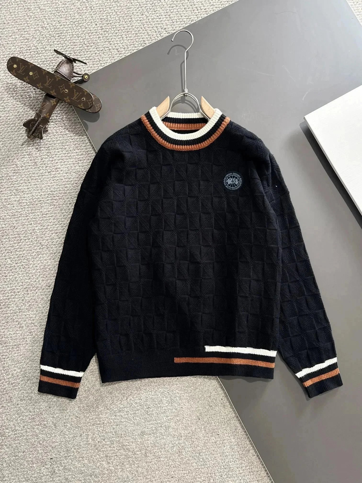 Canada Goose Knitwear Crewneck Astronaut Jacquard Sweater — 18