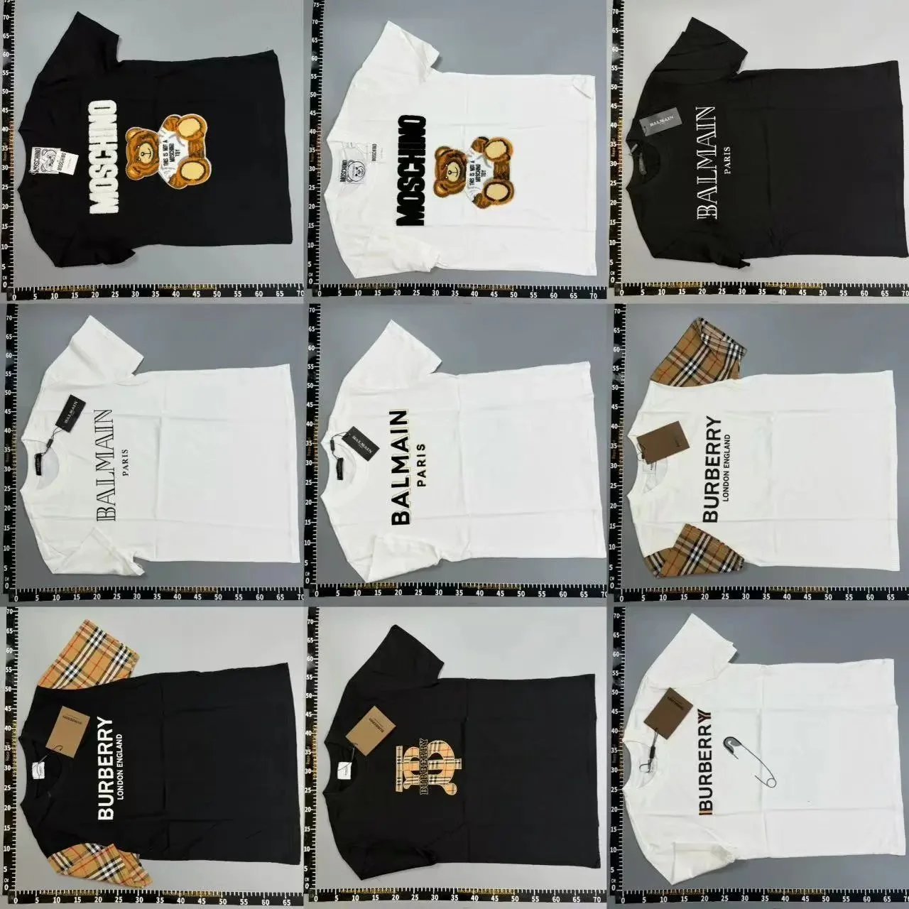 Burberry T-Shirts Short-Sleeve Logo Graphic image 2