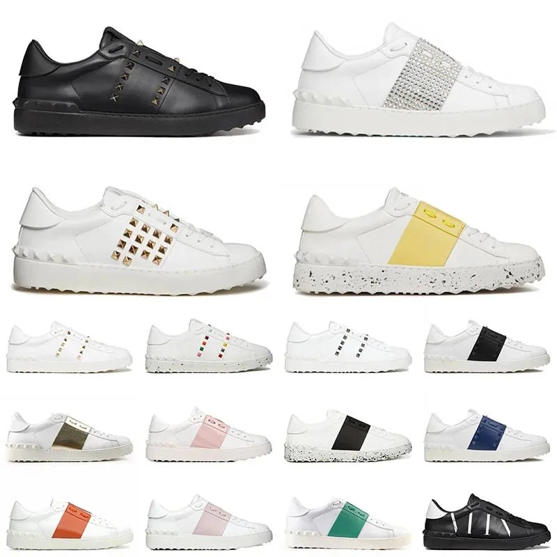Valetino studded white sneakers collection