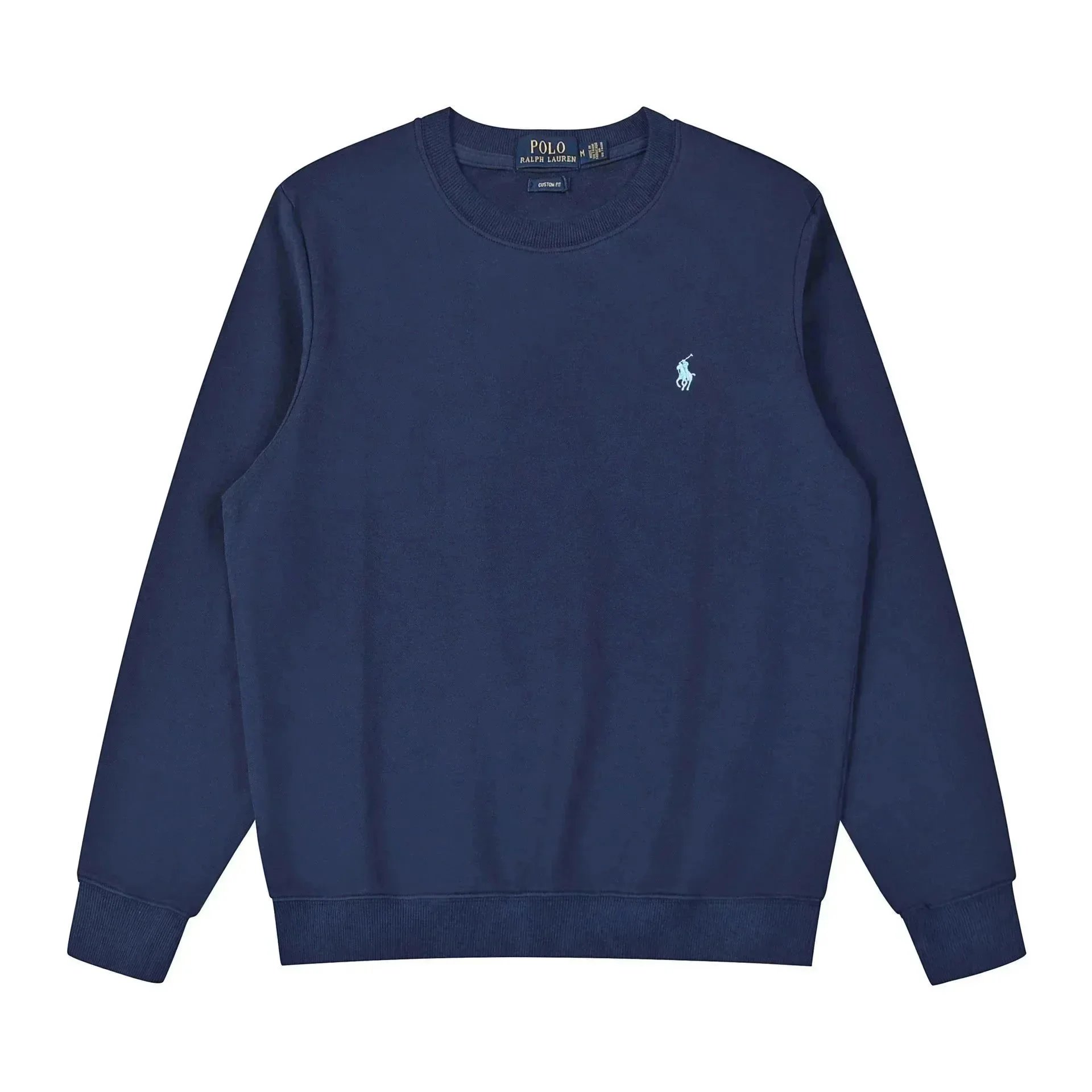 Crewneck Royal Blue with Green Logo