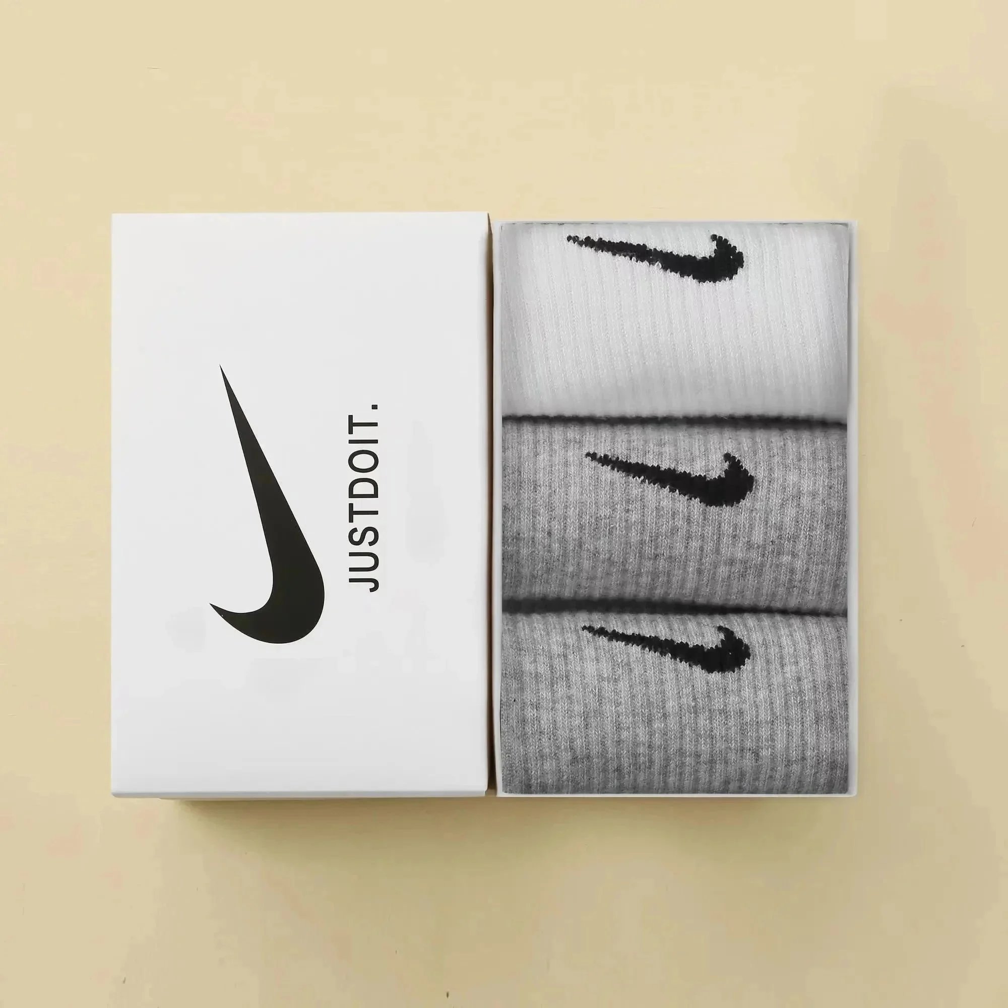 3-Pack (Gray + Gray + White)