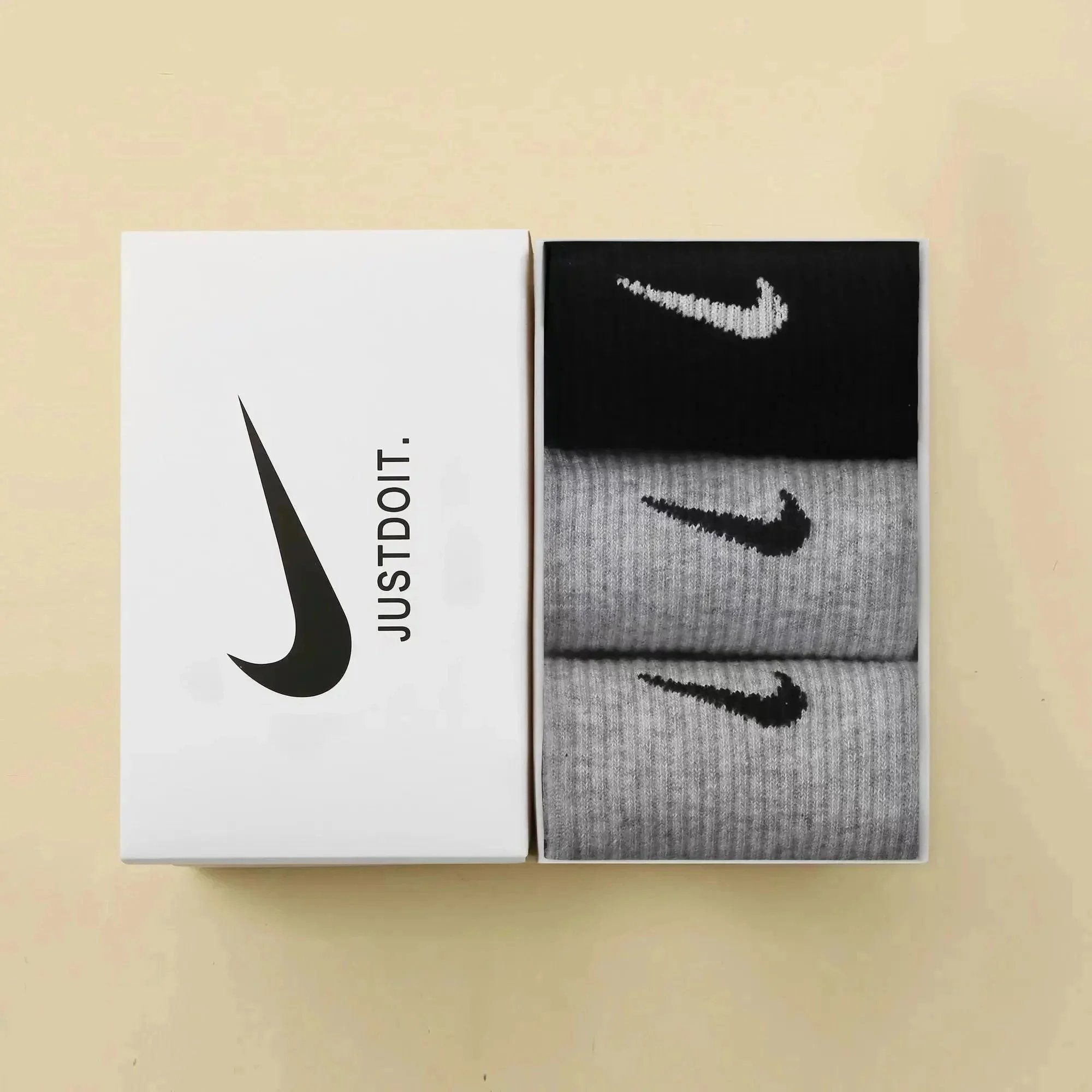3-Pack (Gray + Gray + Black)