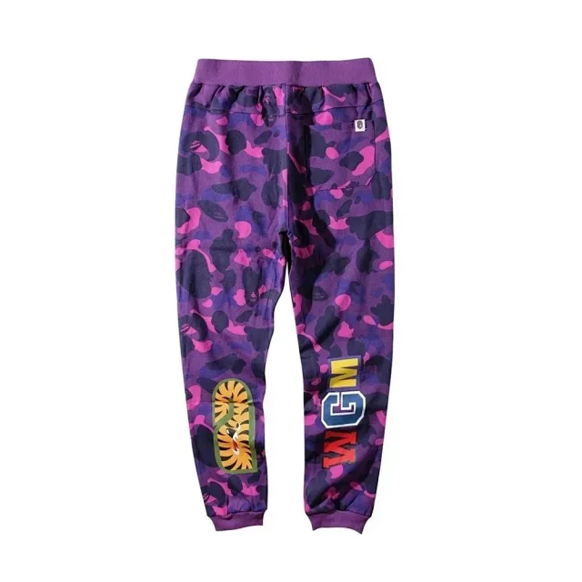 A BATHING APE Trousers Shark camouflage jogger product detail image 3