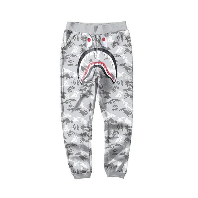 A BATHING APE Trousers Shark camouflage jogger product detail image 27