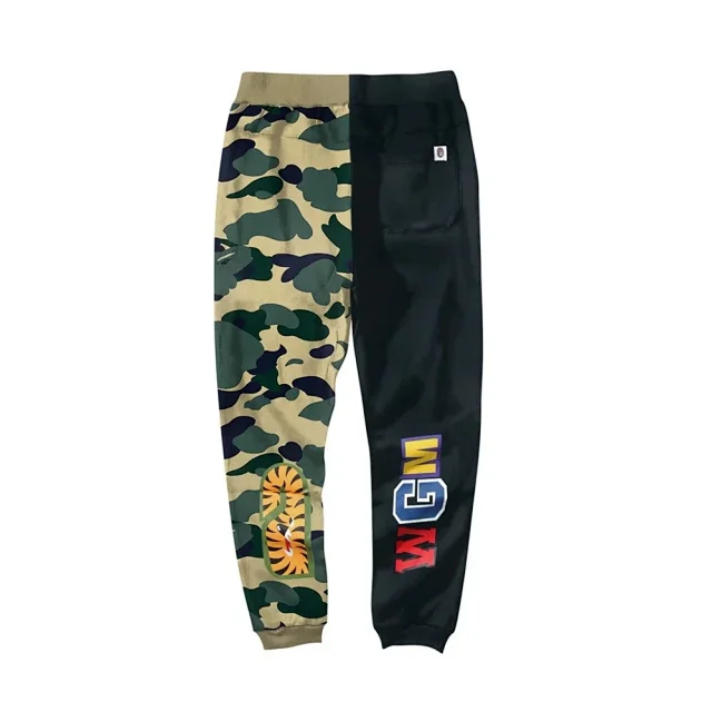 A BATHING APE Trousers Shark camouflage jogger product detail image 36