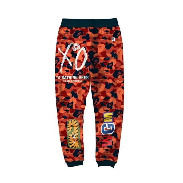 A BATHING APE Trousers Shark camouflage jogger product detail image 22