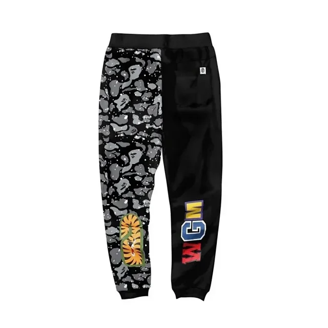 A BATHING APE Trousers Shark camouflage jogger product detail image 5