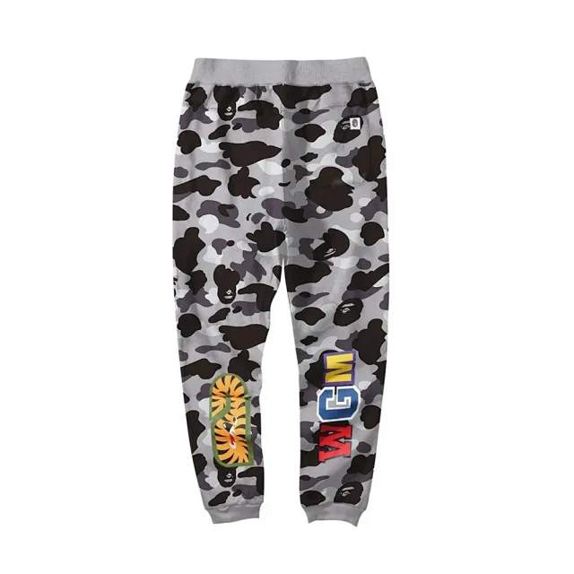 A BATHING APE Trousers Shark camouflage jogger product detail image 32