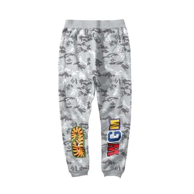 A BATHING APE Trousers Shark camouflage jogger product detail image 28
