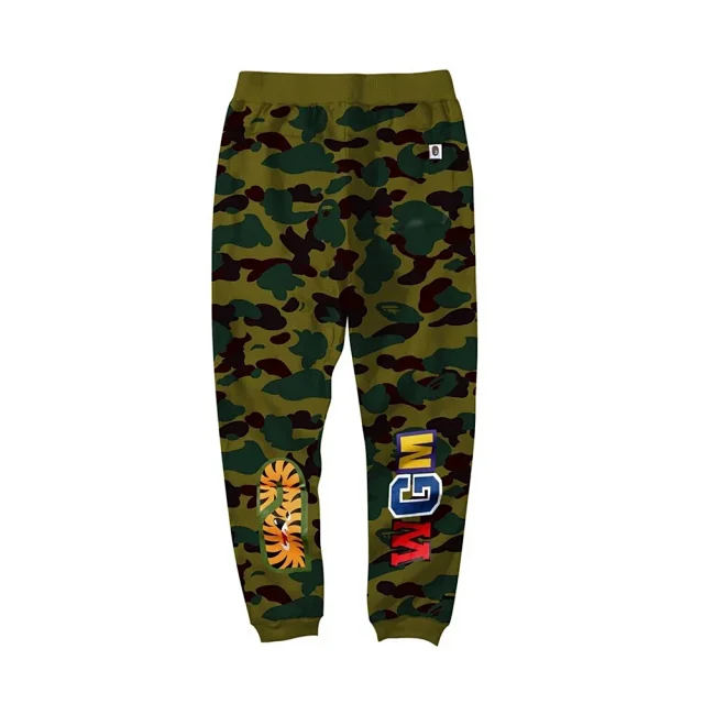 A BATHING APE Trousers Shark camouflage jogger product detail image 30
