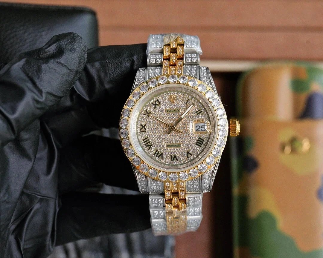 Rolex Datejust 116233 Diamond-Paved Two-Tone Steel and Gold Watch - 5