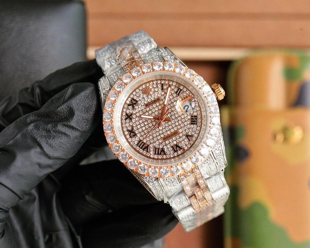 Rolex Datejust 116233 Diamond-Paved Two-Tone Steel and Gold Watch - 4