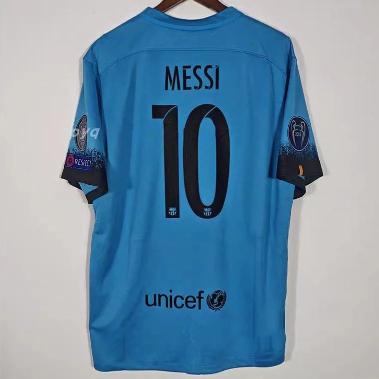 1516 Barcelona Third Kit #10 + Champions League