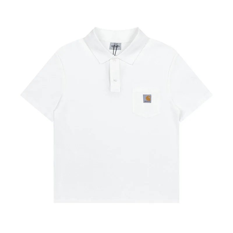 White polo shirt pocket
