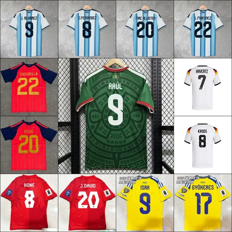 Camisetas Copa del Mundo 26-27 con Números de Jugador (40 Estilos)