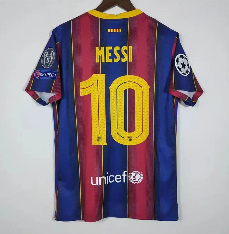 2021 Barcelona Home #10 + Champions League