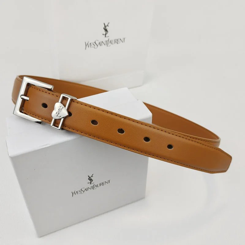Yellow Love Silver Buckle