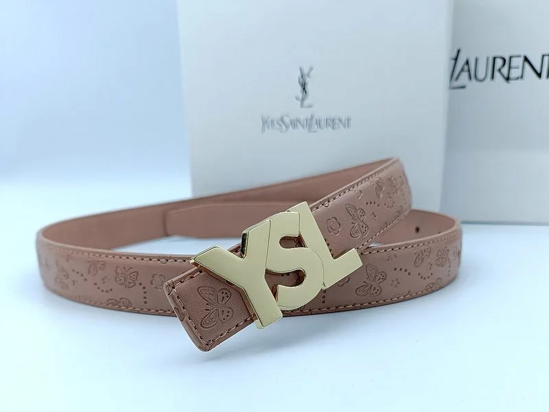 Butterfly pink gold buckle