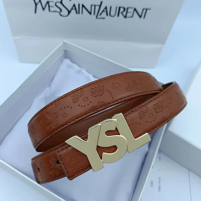 Butterfly Brown Gold Buckle