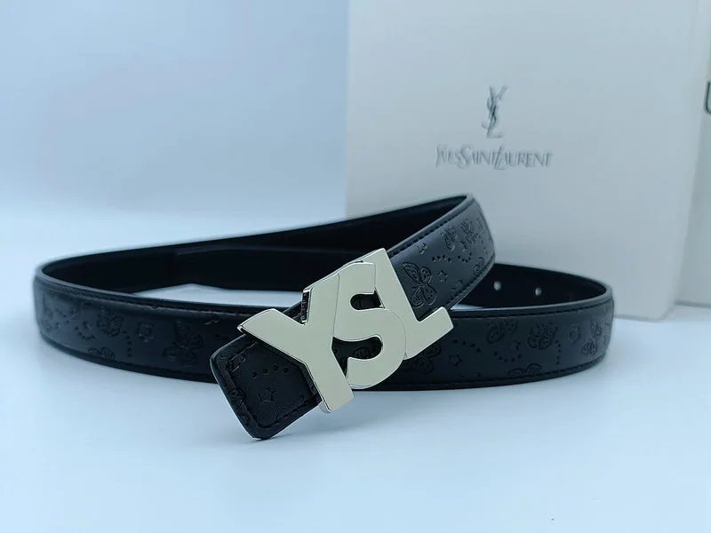 Butterfly Black Silver Buckle