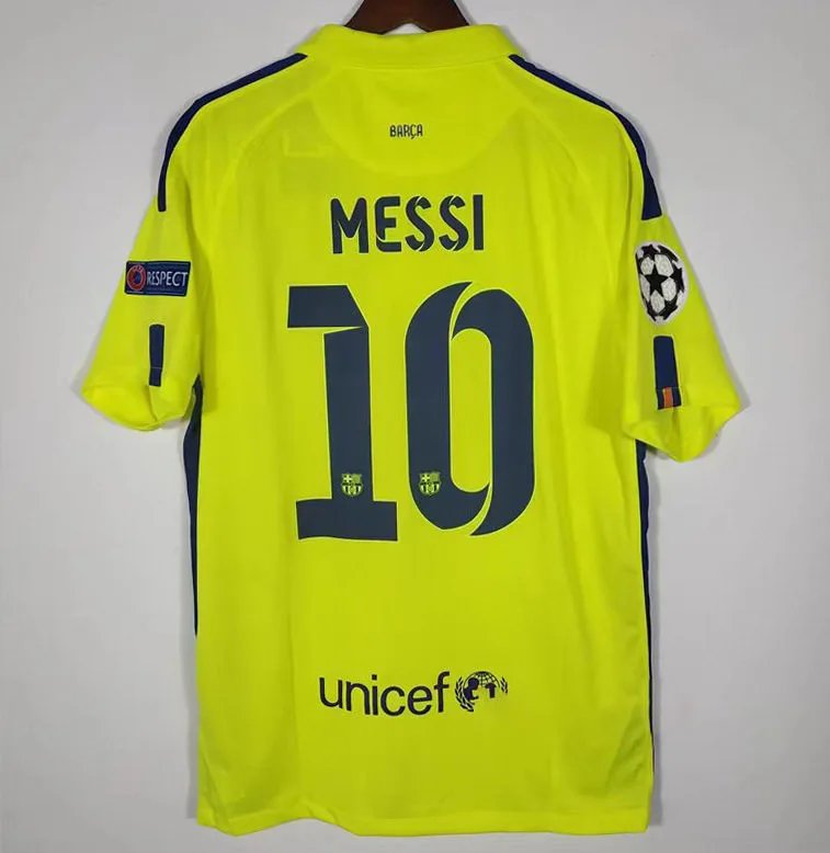 1415 Barcelona Third Kit #10 + Champions League
