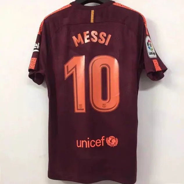 1718 Barcelona Third Kit #10 + La Liga
