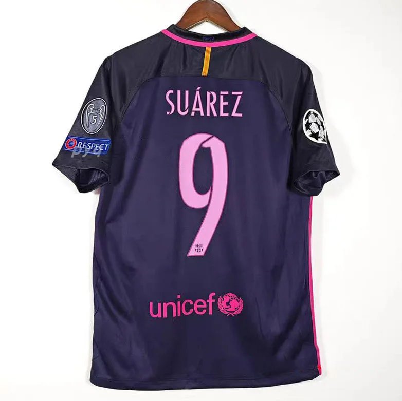1617 Barcelona Away #9 + Champions League