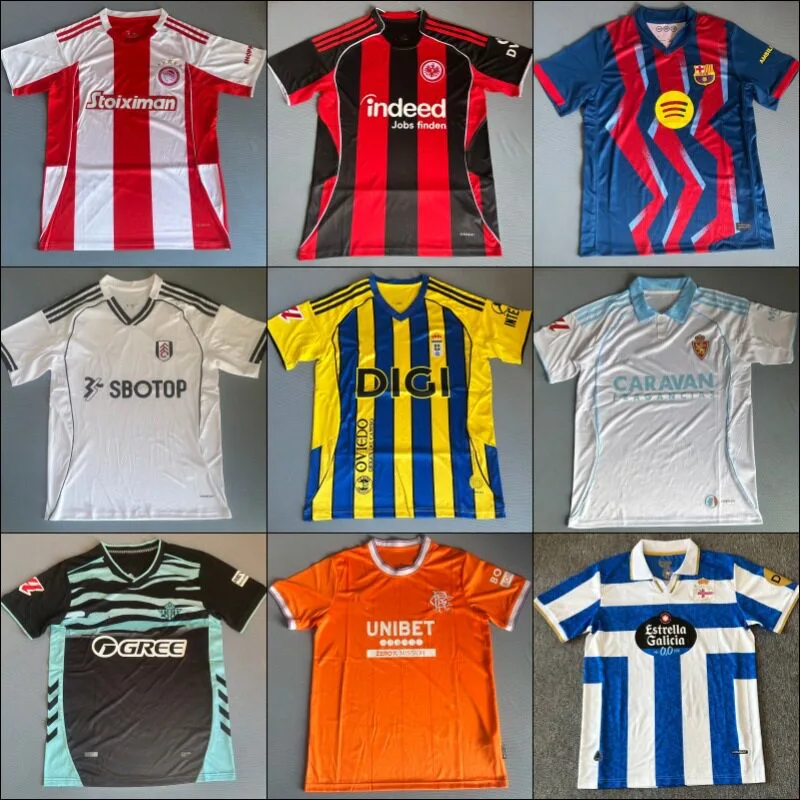 Camiseta de Fútbol Liga Top WC y UCL 25-26 - 40 Estilos