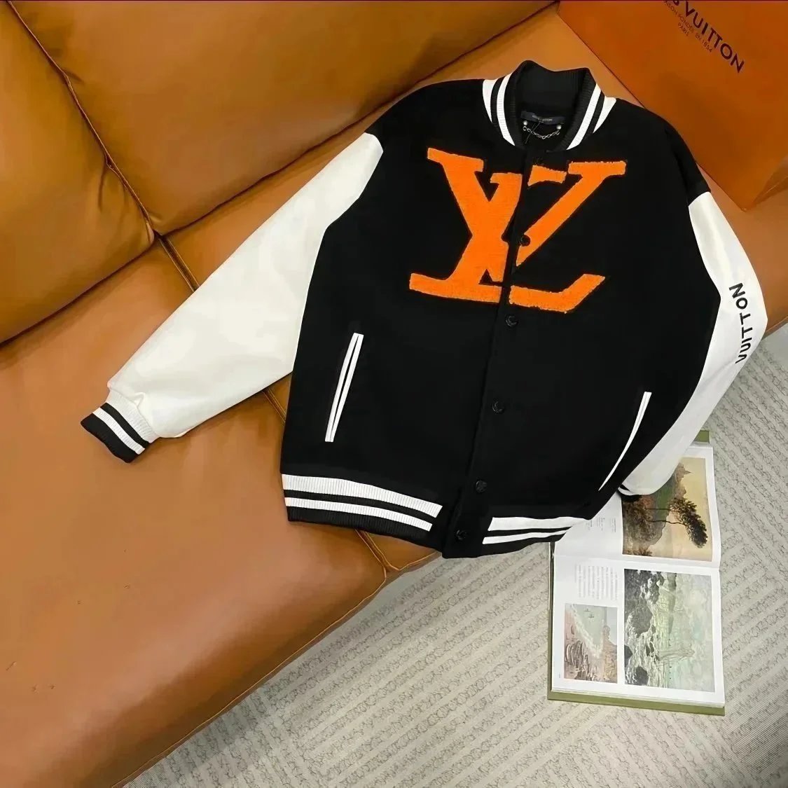 24黑白橙 option