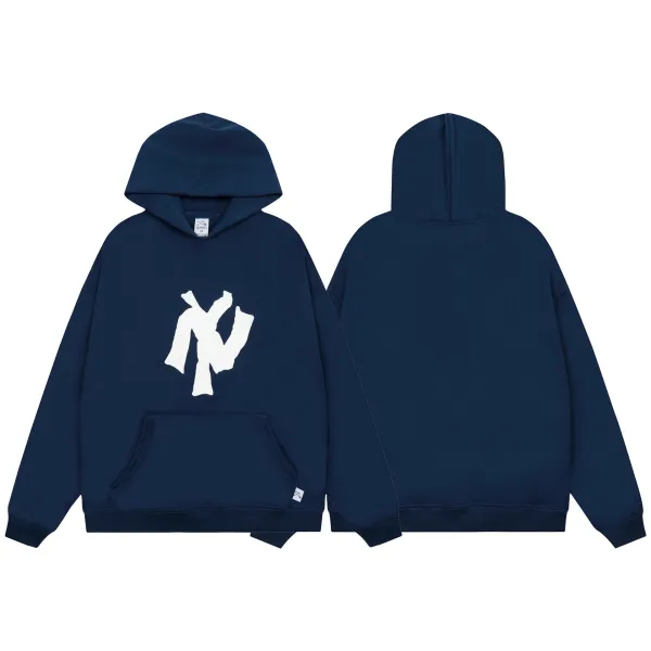 Aimé Leon Dore Satin Varsity Jacket Navy - 18