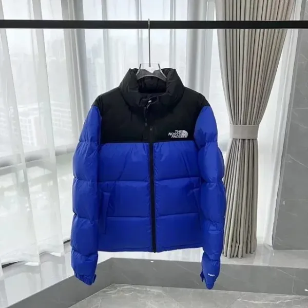 The North Face 1996 Retro Nuptse Blue and Black Down Jacket - 1