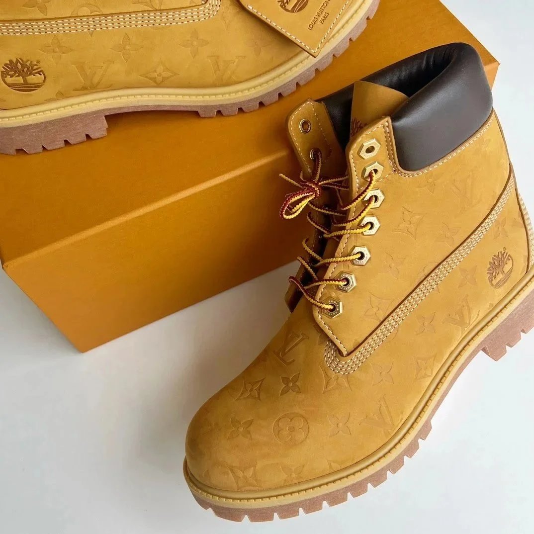 Louis Vuitton x Timberland Premium 6-Inch Boot Beige Monogram Boots - 8