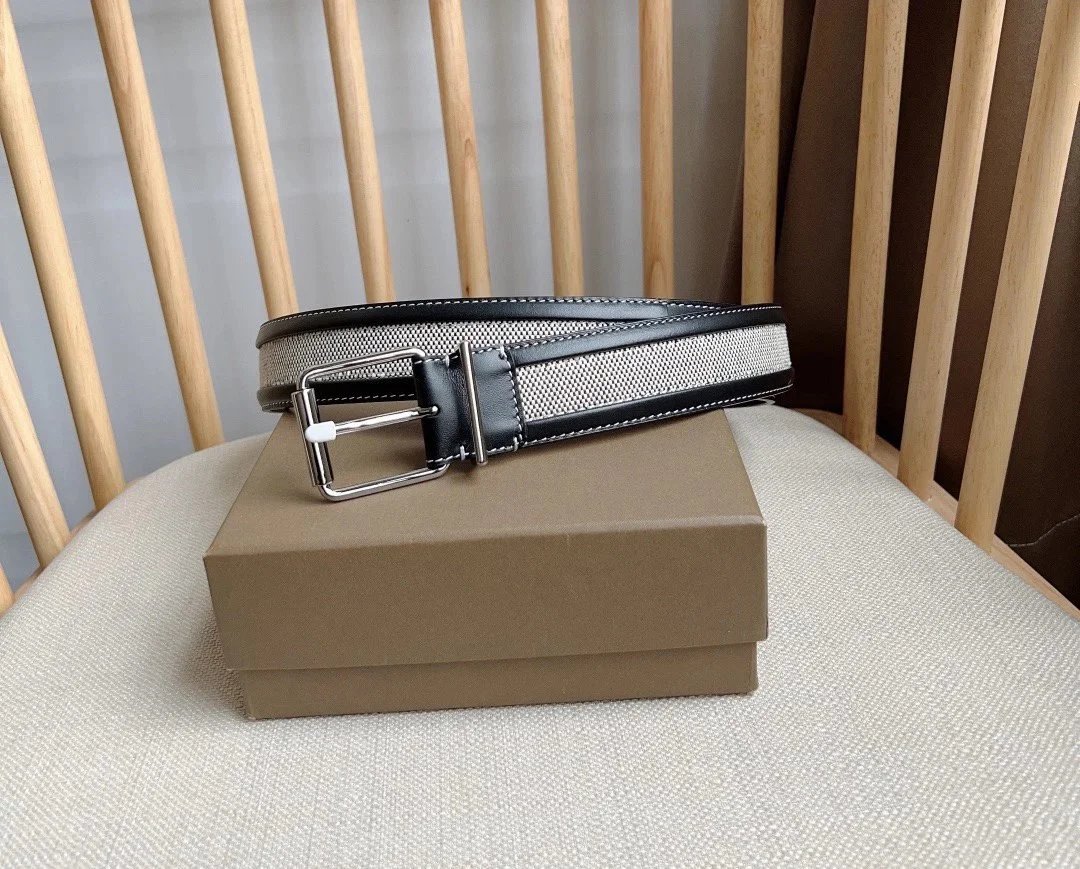 Burberry Belts Gold TB Monogram Buckle image 9