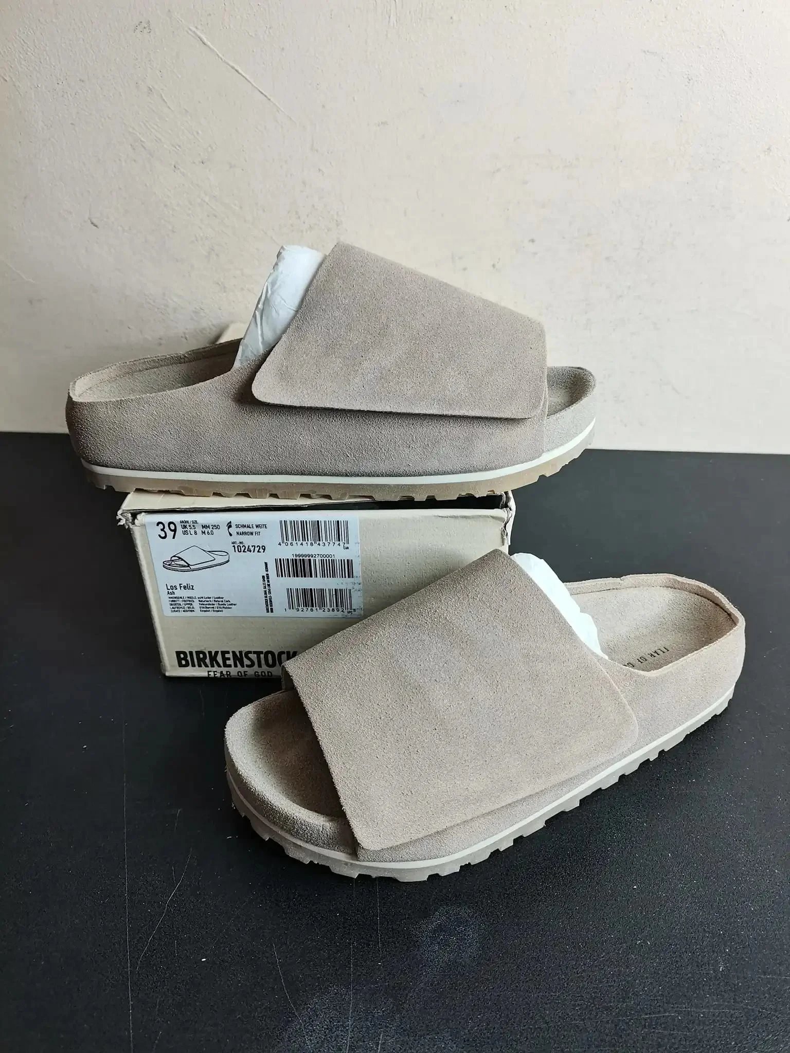 Fear of God x Birkenstock Los Feliz Ash