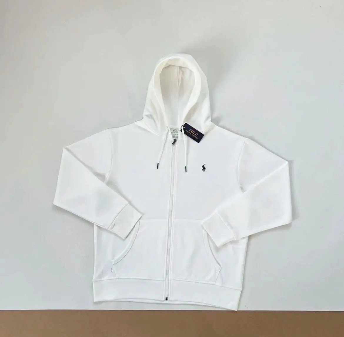 Ralph Lauren Classic Fit Full-Zip Hoodie Beige Hoodie - 6