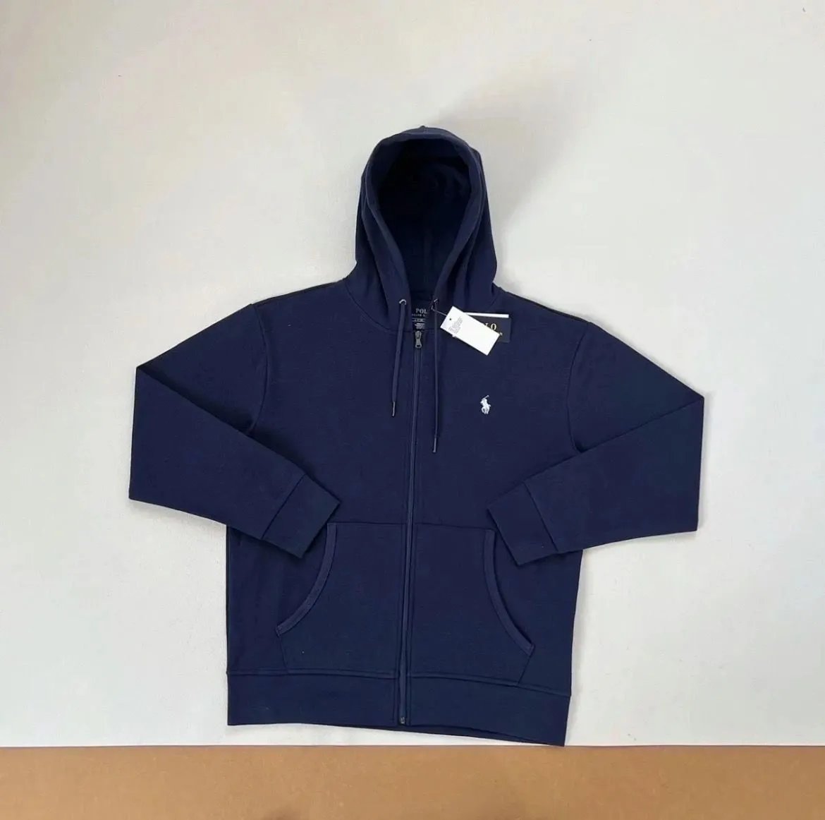 Ralph Lauren Classic Fit Full-Zip Hoodie Beige Hoodie - 12