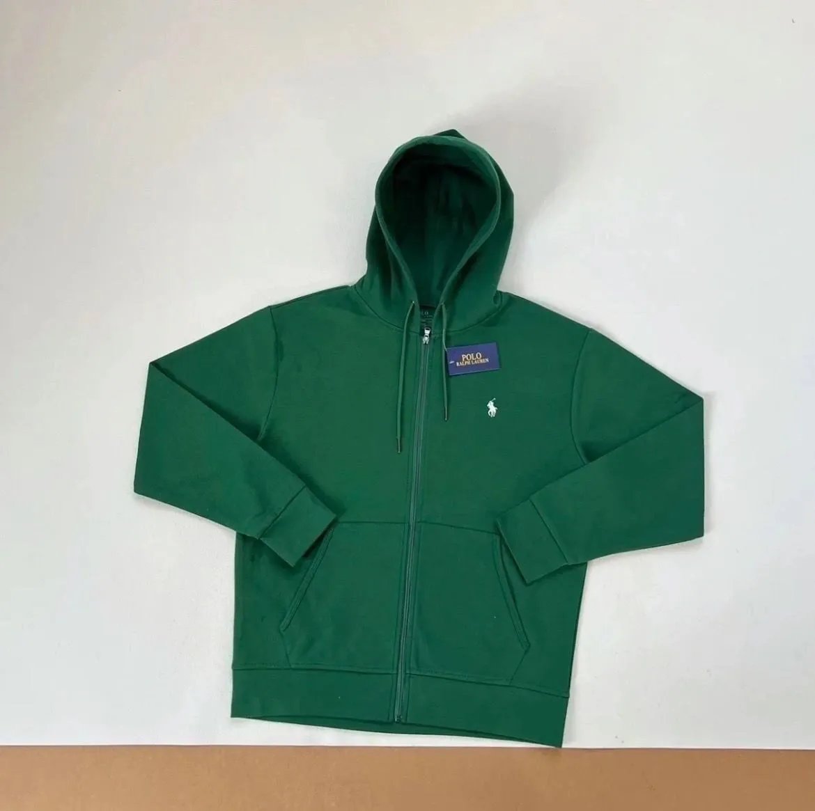 Ralph Lauren Classic Fit Full-Zip Hoodie Beige Hoodie - 21