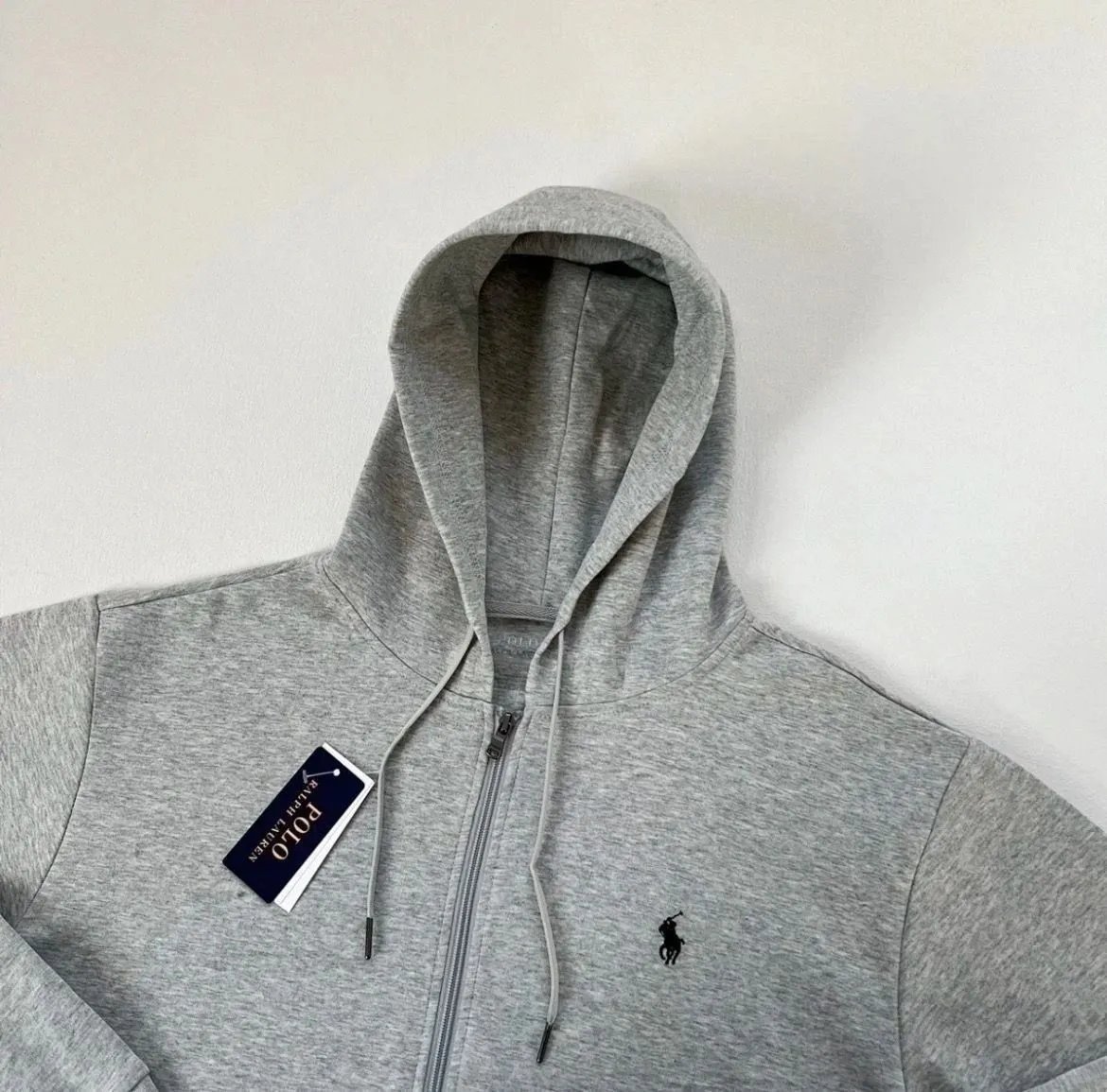 Ralph Lauren Classic Fit Full-Zip Hoodie Beige Hoodie - 24