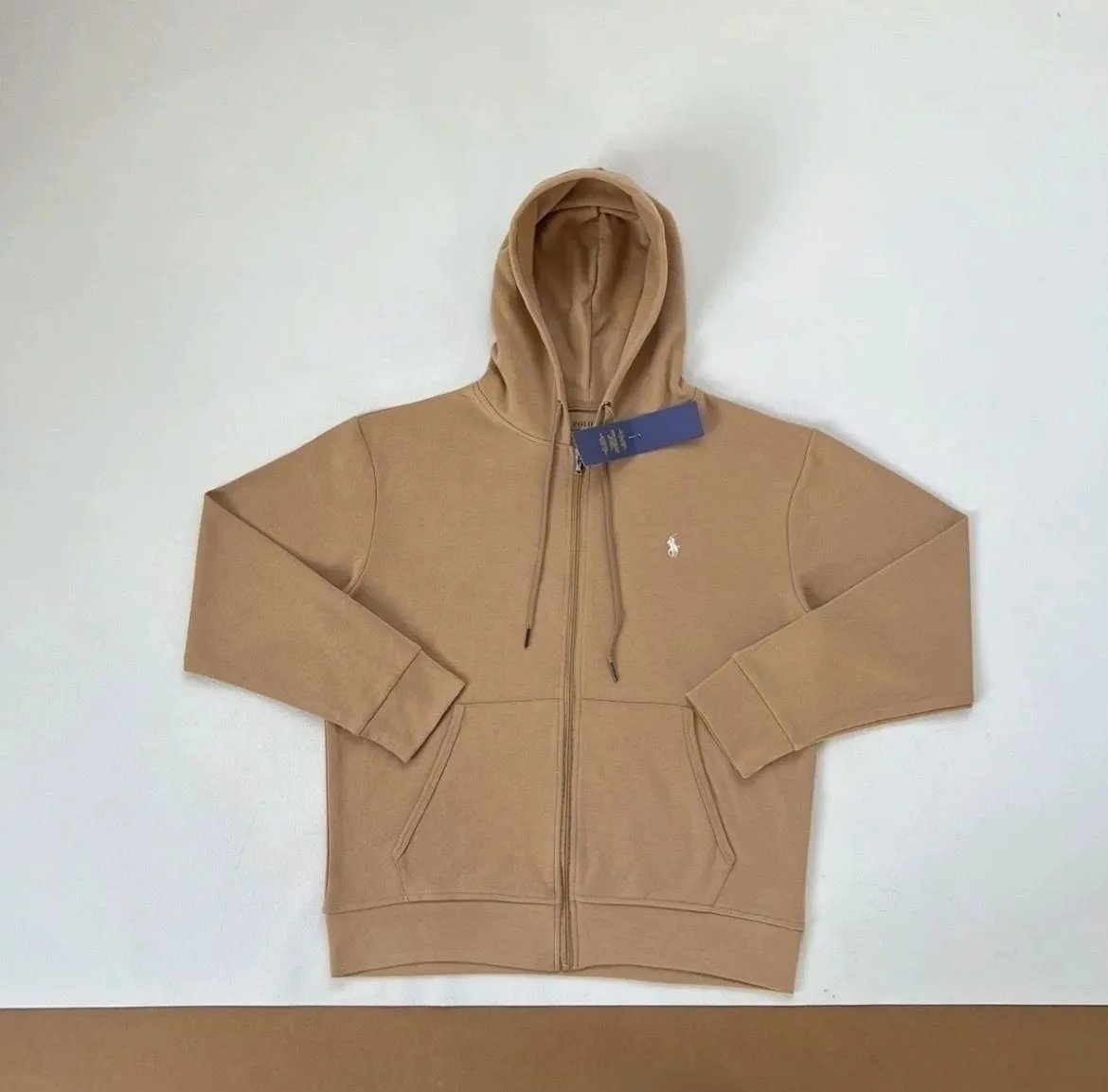 Ralph Lauren Classic Fit Full-Zip Hoodie Beige Hoodie - 8