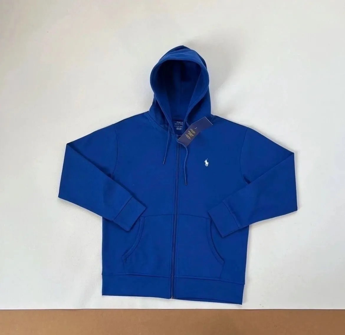 Ralph Lauren Classic Fit Full-Zip Hoodie Beige Hoodie - 18