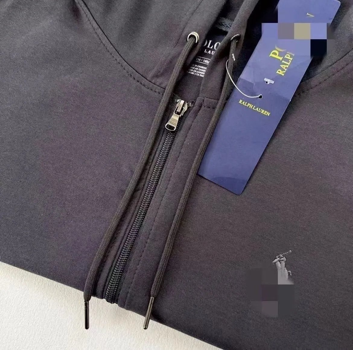 Ralph Lauren Classic Fit Full-Zip Hoodie Beige Hoodie - 32
