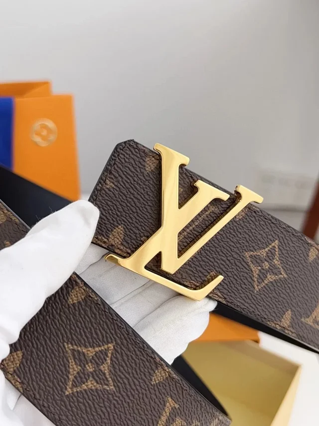 Louis Vuitton Belts Monogram canvas belt with LV buckle product detail image 6