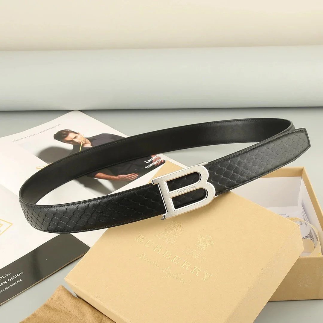 Burberry Belts Gold TB Monogram Buckle image 7